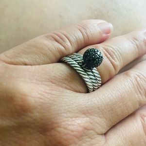 David Yurman Black Diamond Ring